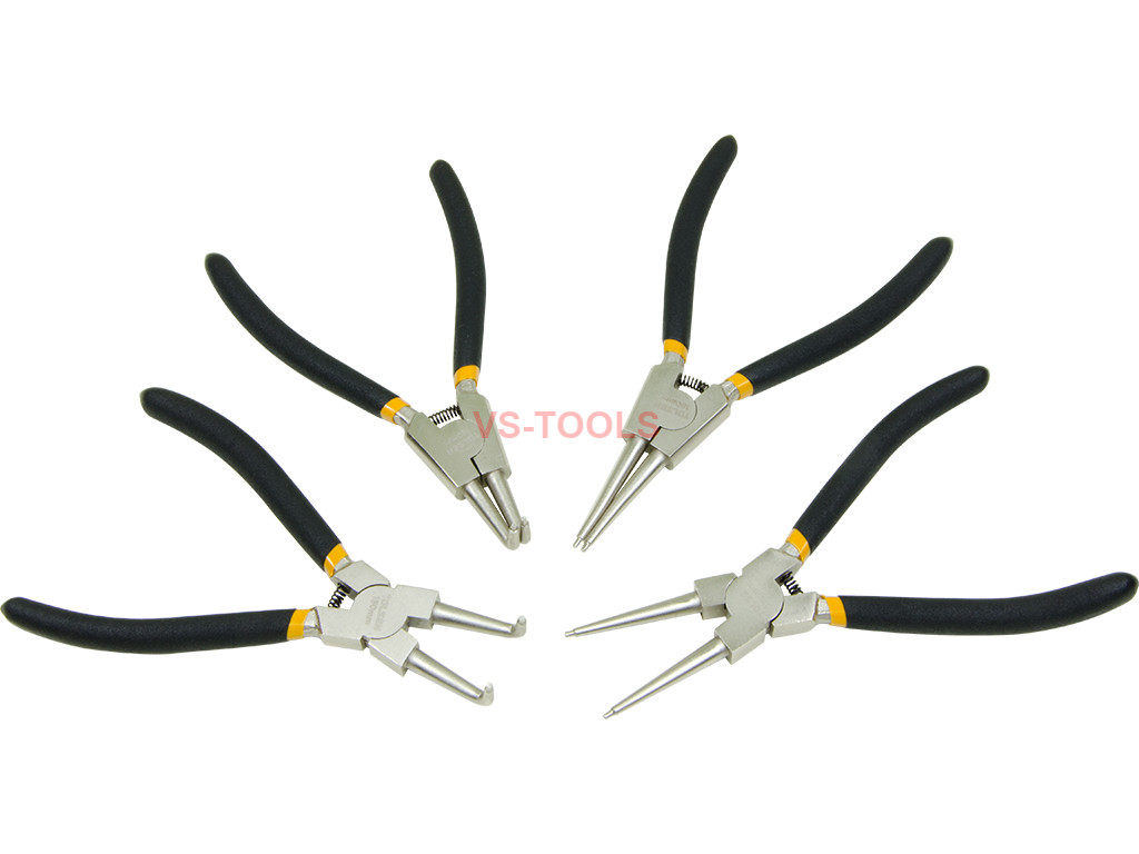 4pcs Internal External Retaining Clips Snap Ring Circlip